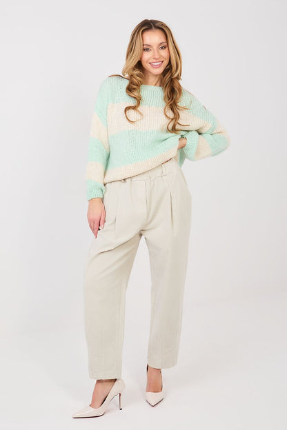  Pantalon en velours côtelé model 224386 Italy Moda 