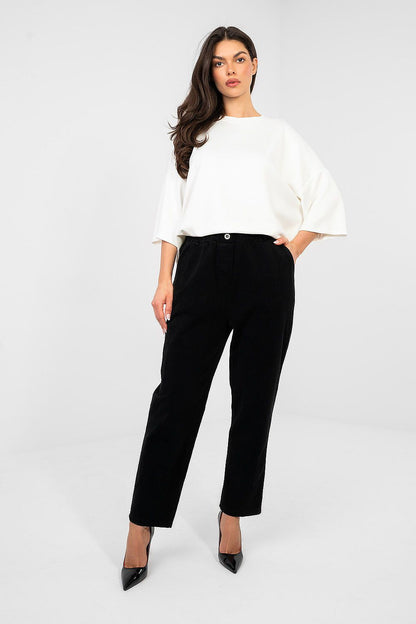  Pantalon en velours côtelé model 224841 Italy Moda 