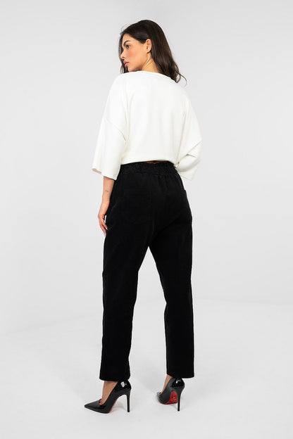  Pantalon en velours côtelé model 224841 Italy Moda 