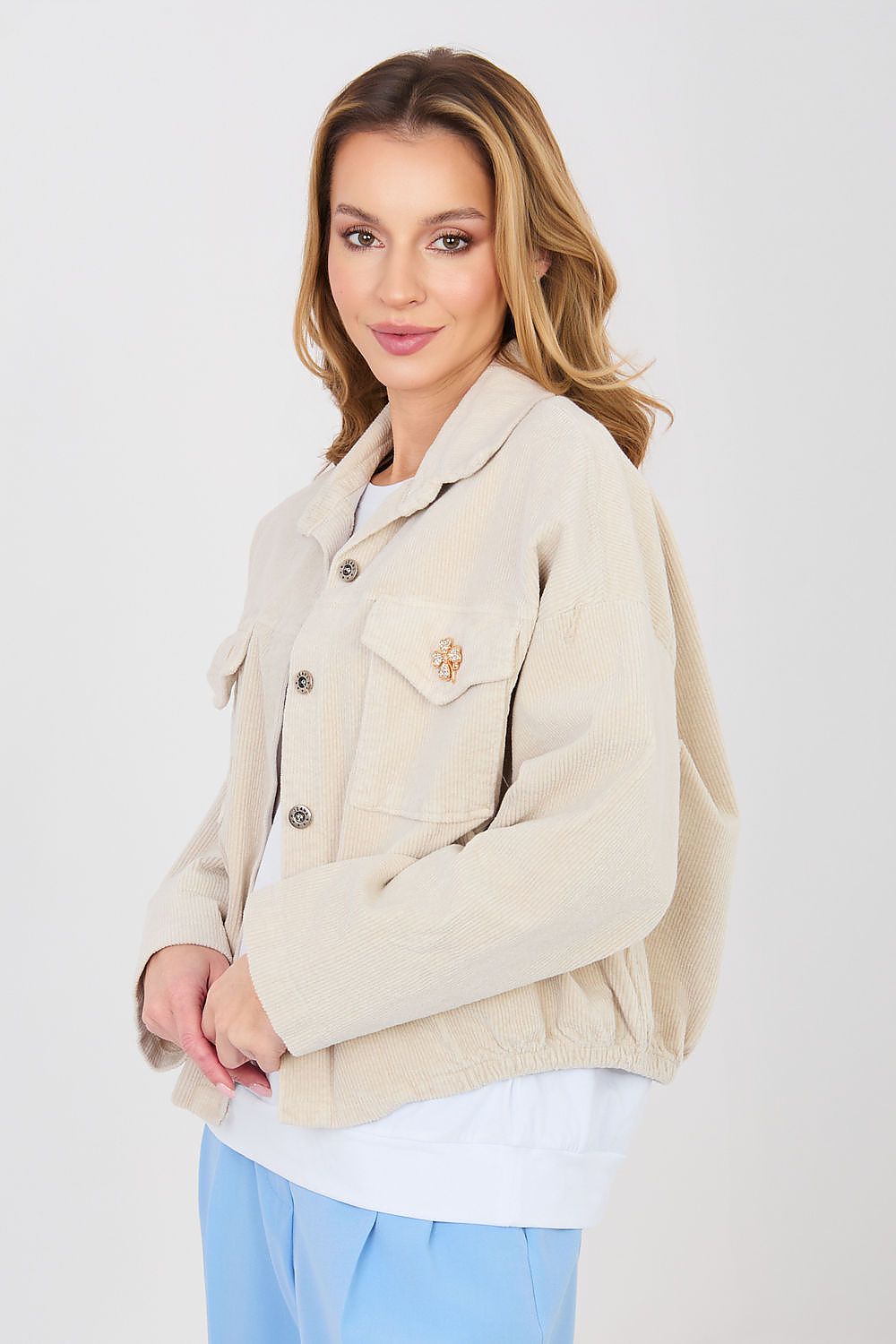  Veste en velours côtelé model 224979 Rue Paris 