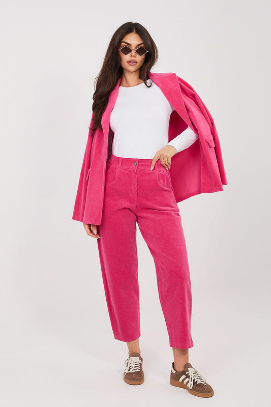  Pantalon en velours côtelé model 225087 Rue Paris 
