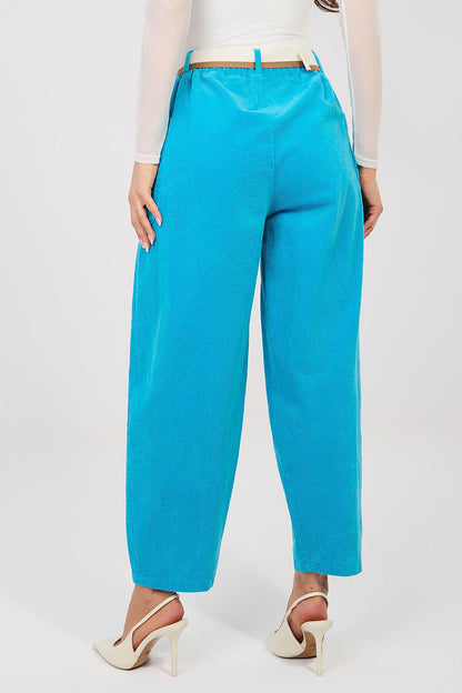  Pantalon en velours côtelé model 225093 Rue Paris 