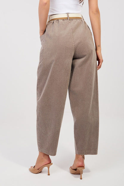  Pantalon en velours côtelé model 225097 Rue Paris 