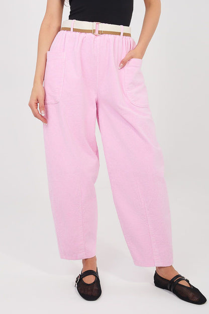  Pantalon en velours côtelé model 225099 Rue Paris 