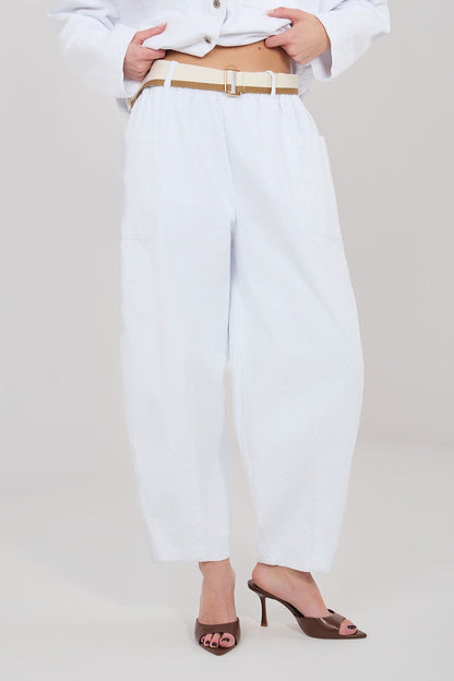  Pantalon en velours côtelé model 225425 Rue Paris 