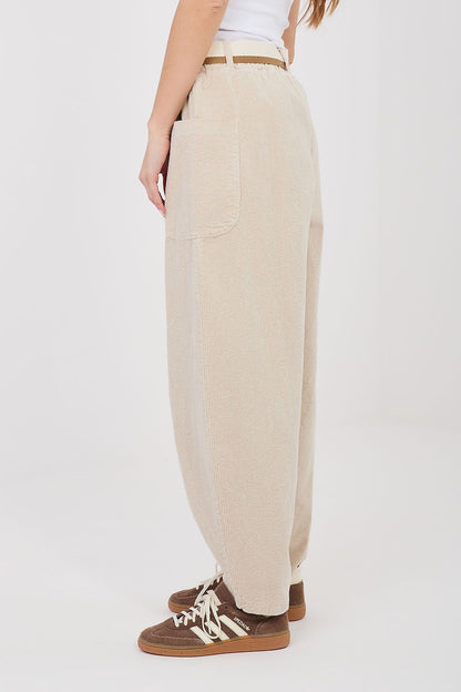  Pantalon en velours côtelé model 225426 Rue Paris 