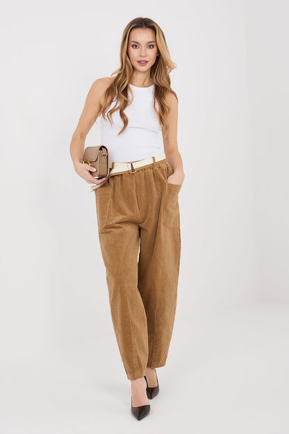  Pantalon en velours côtelé model 225424 Rue Paris 