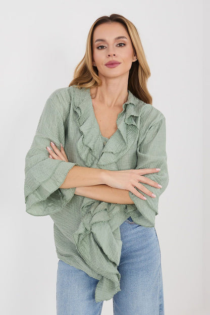  Chemise manche longue model 225521 Italy Moda 