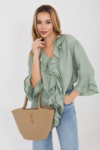  Chemise manche longue model 225521 Italy Moda 