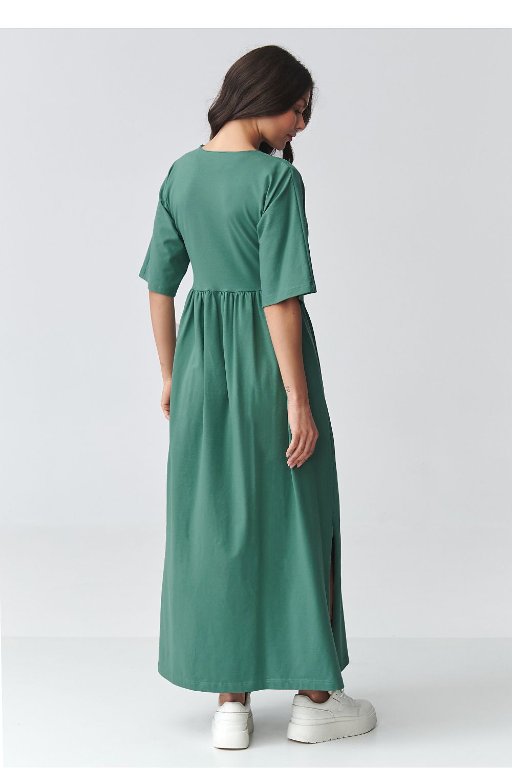  Robe de jour model 225636 Makadamia 