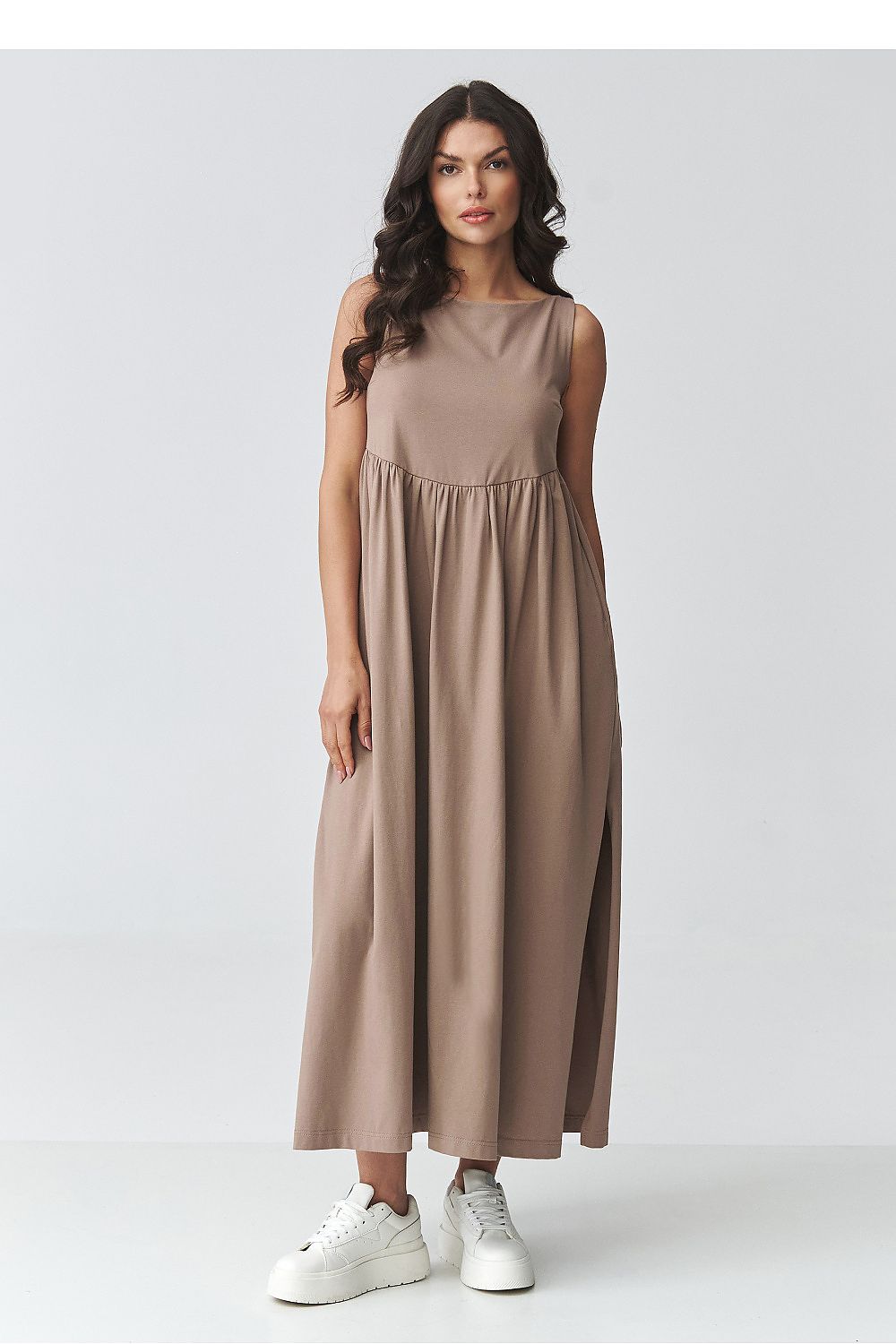  Robe de jour model 225637 Makadamia 