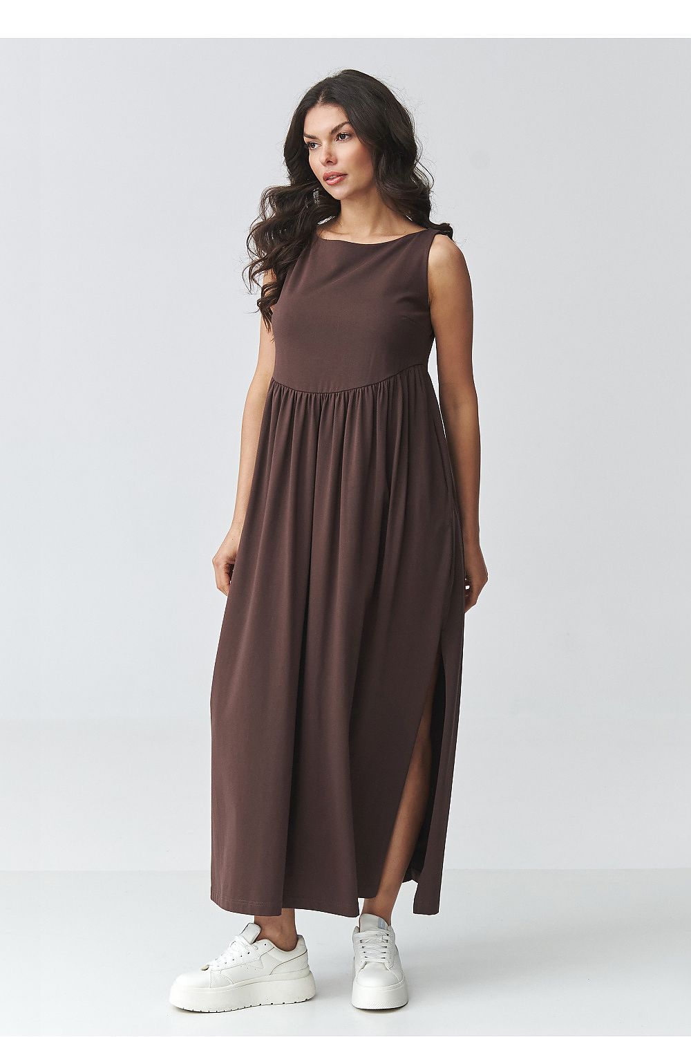  Robe de jour model 225639 Makadamia 