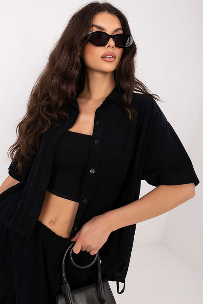  Chemise manche courte model 226020 Italy Moda 