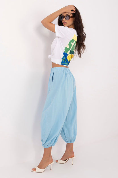  Pantalon en velours côtelé model 226230 Italy Moda 