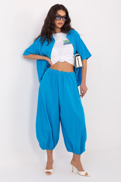  Pantalon en velours côtelé model 226231 Italy Moda 