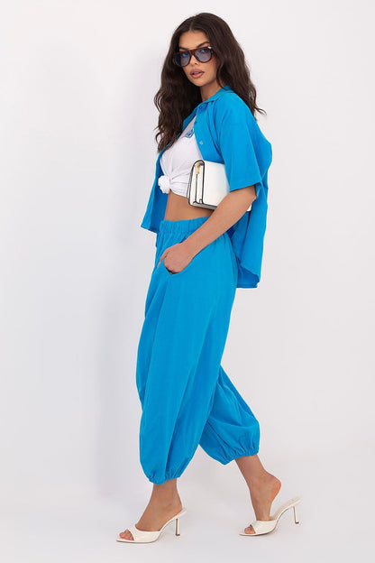  Pantalon en velours côtelé model 226231 Italy Moda 