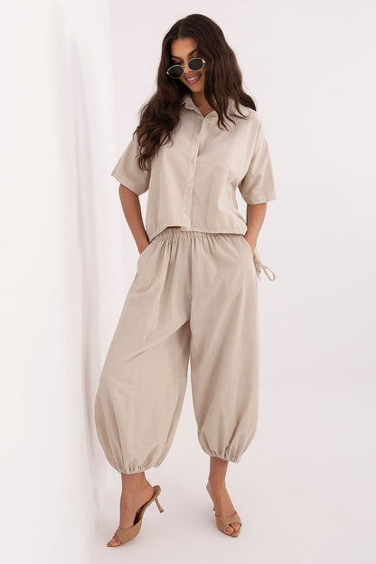  Pantalon en velours côtelé model 226233 Italy Moda 