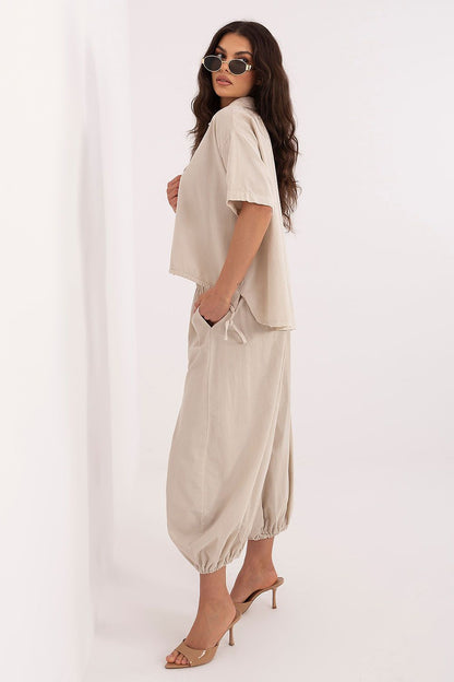  Pantalon en velours côtelé model 226233 Italy Moda 