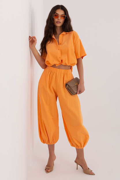  Pantalon en velours côtelé model 226228 Italy Moda 