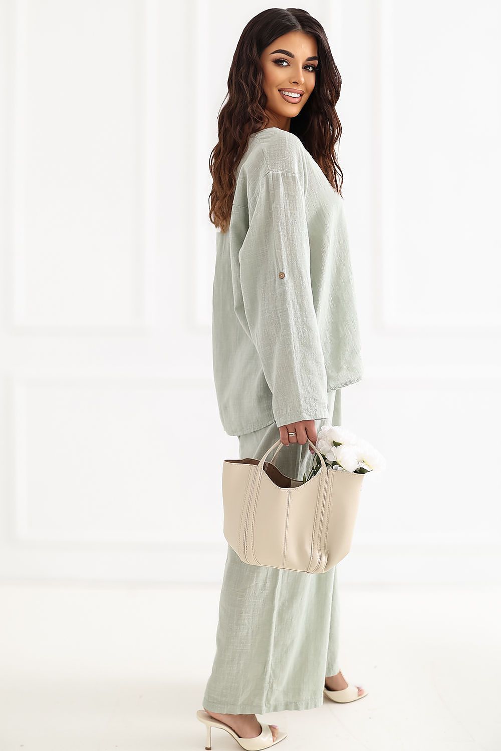  Pantalon femme model 226445 Italy Moda 