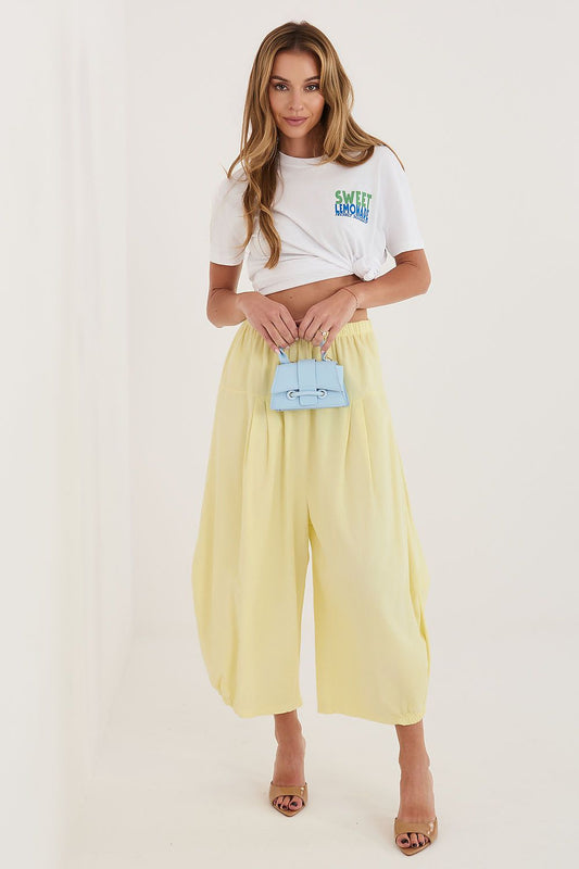  Pantalon en velours côtelé model 226449 Italy Moda 