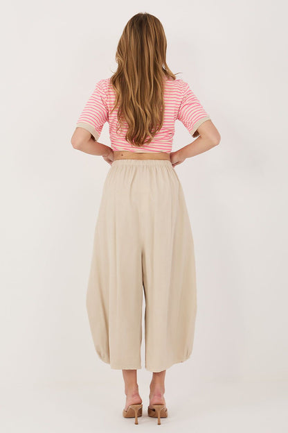  Pantalon en velours côtelé model 226450 Italy Moda 