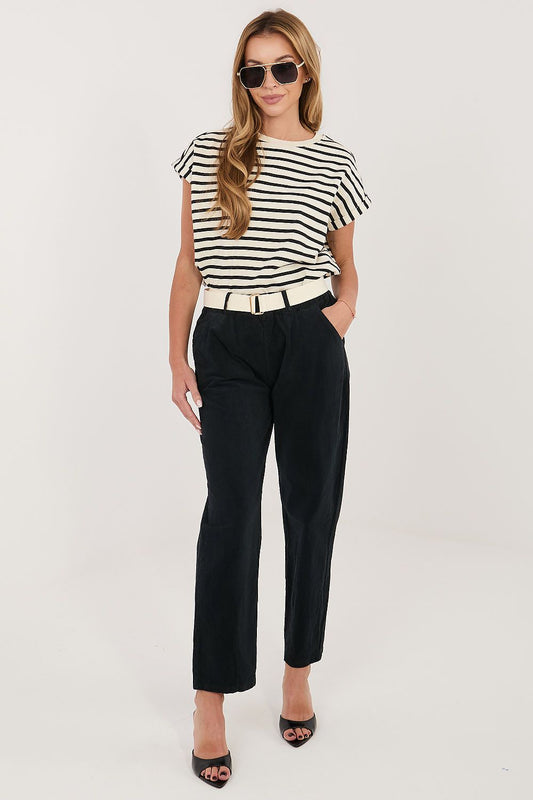  Pantalon en velours côtelé model 226456 Italy Moda 