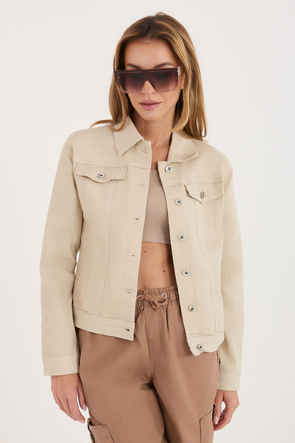  Veste en jean model 227208 Factory Price 