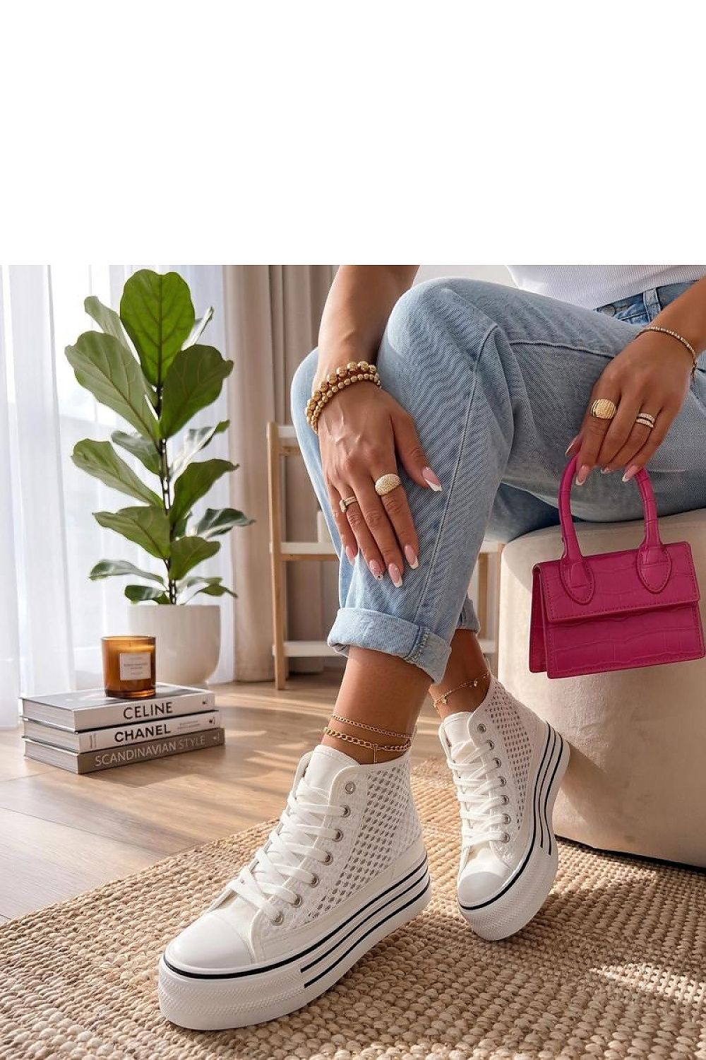  Baskets à plateforme model 227257 Solea 
