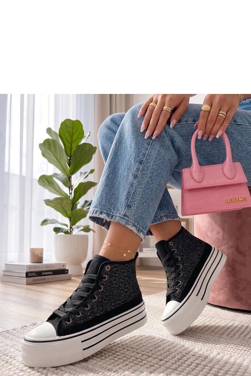  Baskets à plateforme model 227258 Solea 