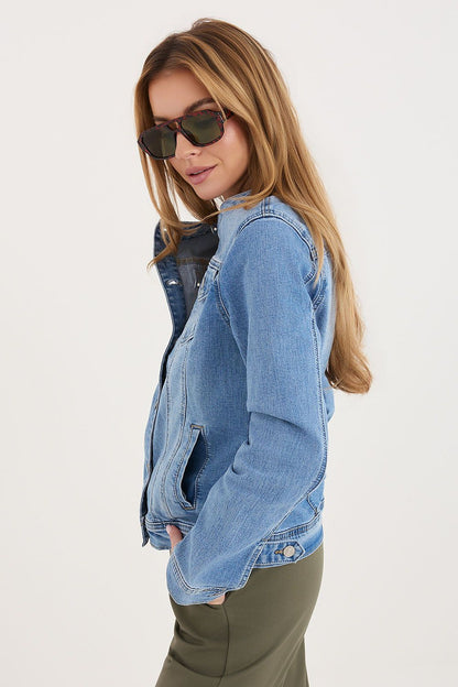  Veste en jean model 227595 Factory Price 