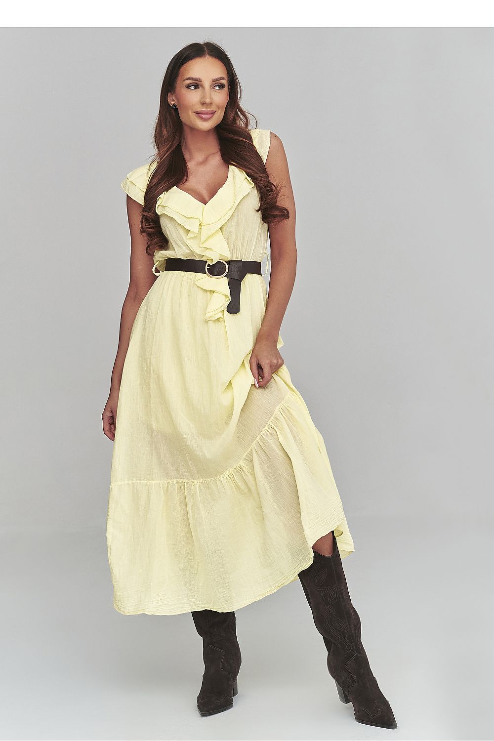  Robe de jour model 228261 Makadamia 