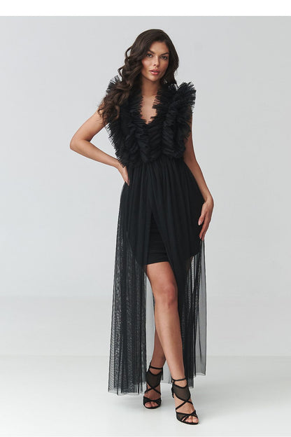  Robe de soirée model 228316 Makadamia 