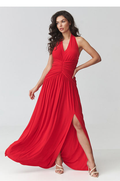  Robe longue model 228321 Makadamia 