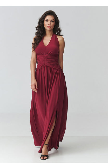  Robe longue model 228324 Makadamia 