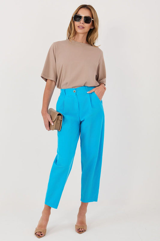  Pantalon en velours côtelé model 228357 Rue Paris 