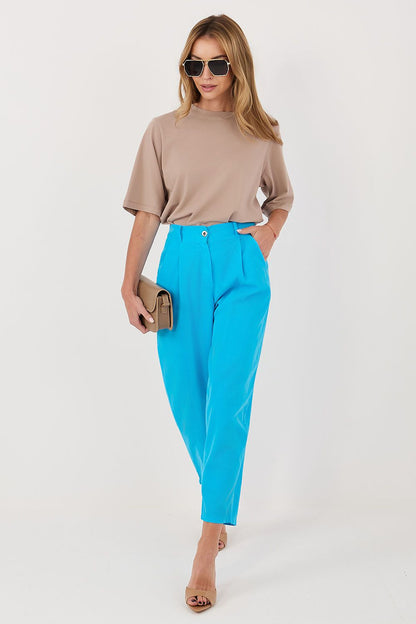 Pantalon en velours côtelé model 228357 Rue Paris 