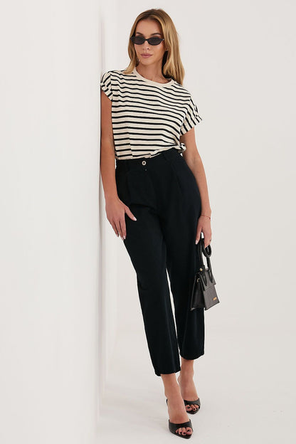  Pantalon en velours côtelé model 228358 Rue Paris 