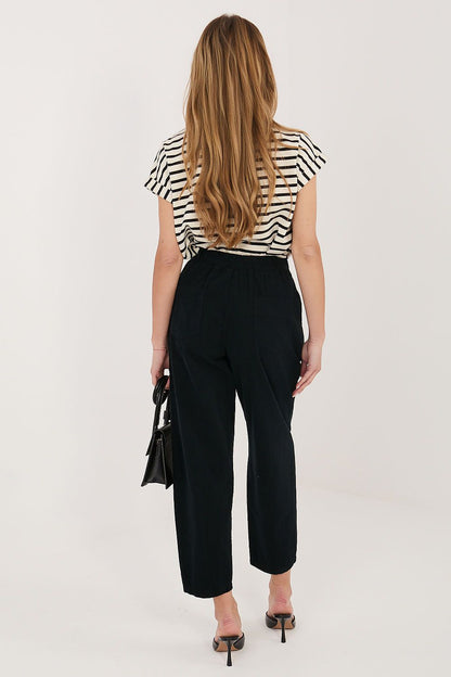  Pantalon en velours côtelé model 228358 Rue Paris 