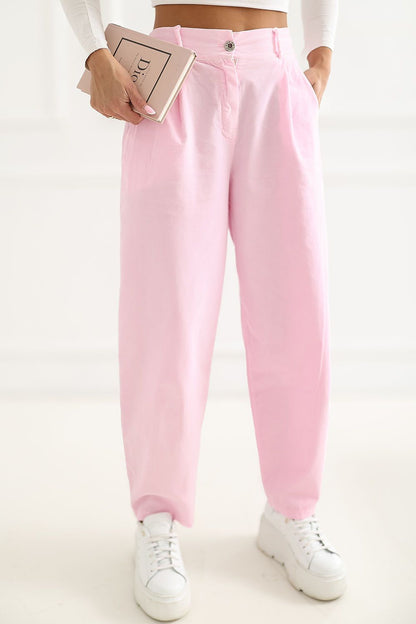  Pantalon en velours côtelé model 228360 Rue Paris 