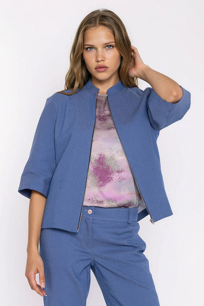  Veste en jean model 228922 Nife 