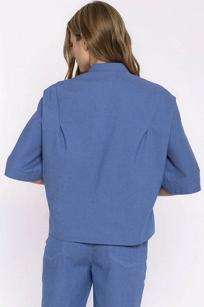  Veste en jean model 228922 Nife 
