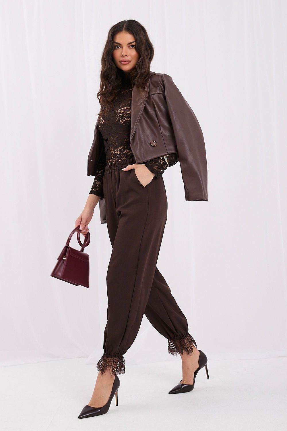  Pantalon femme model 231927 Italy Moda 