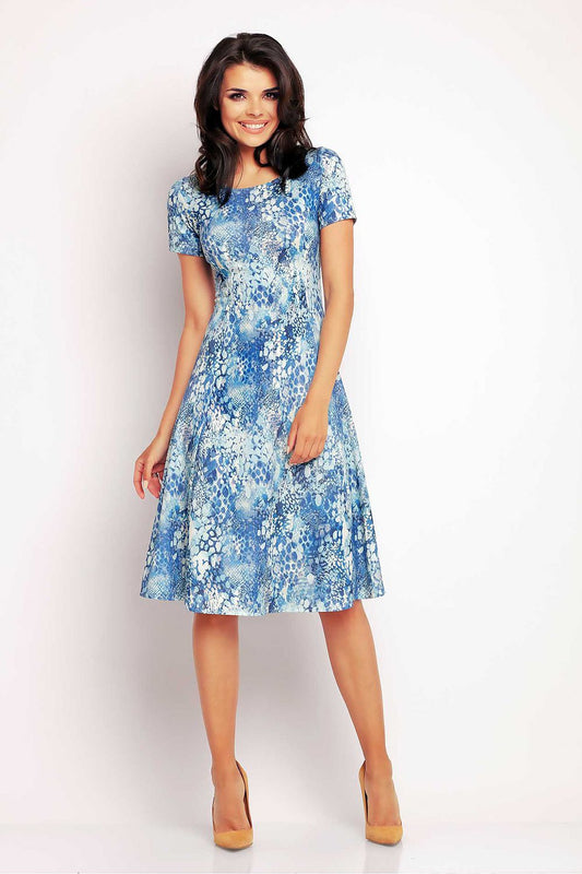  Robe de jour model 60137 awama 