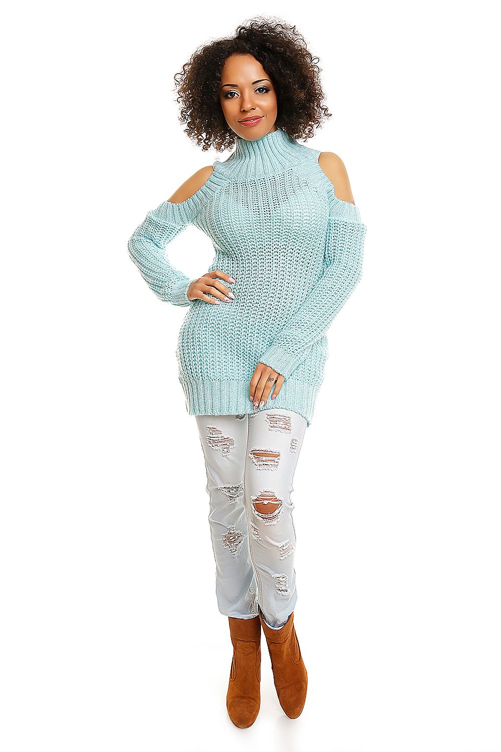 PeeKaBoo model 84347 thick sweater