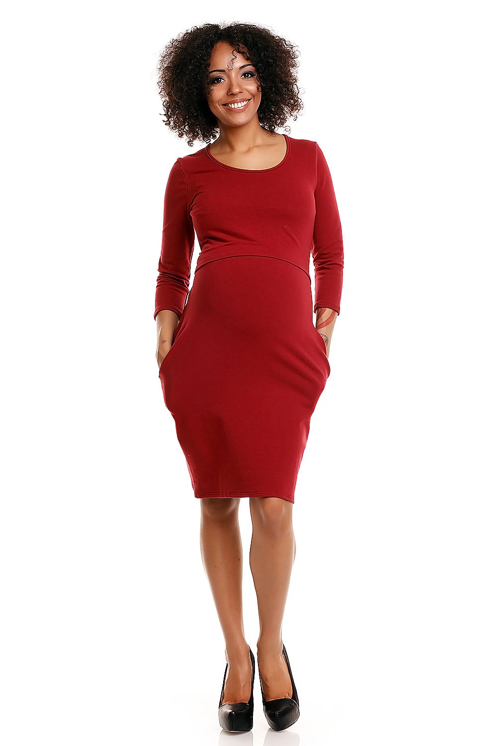 Maternity dress model 84436 PeeKaBoo