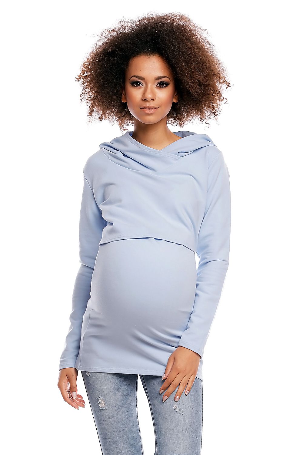 Sweatshirt grossesse model 84463 PeeKaBoo