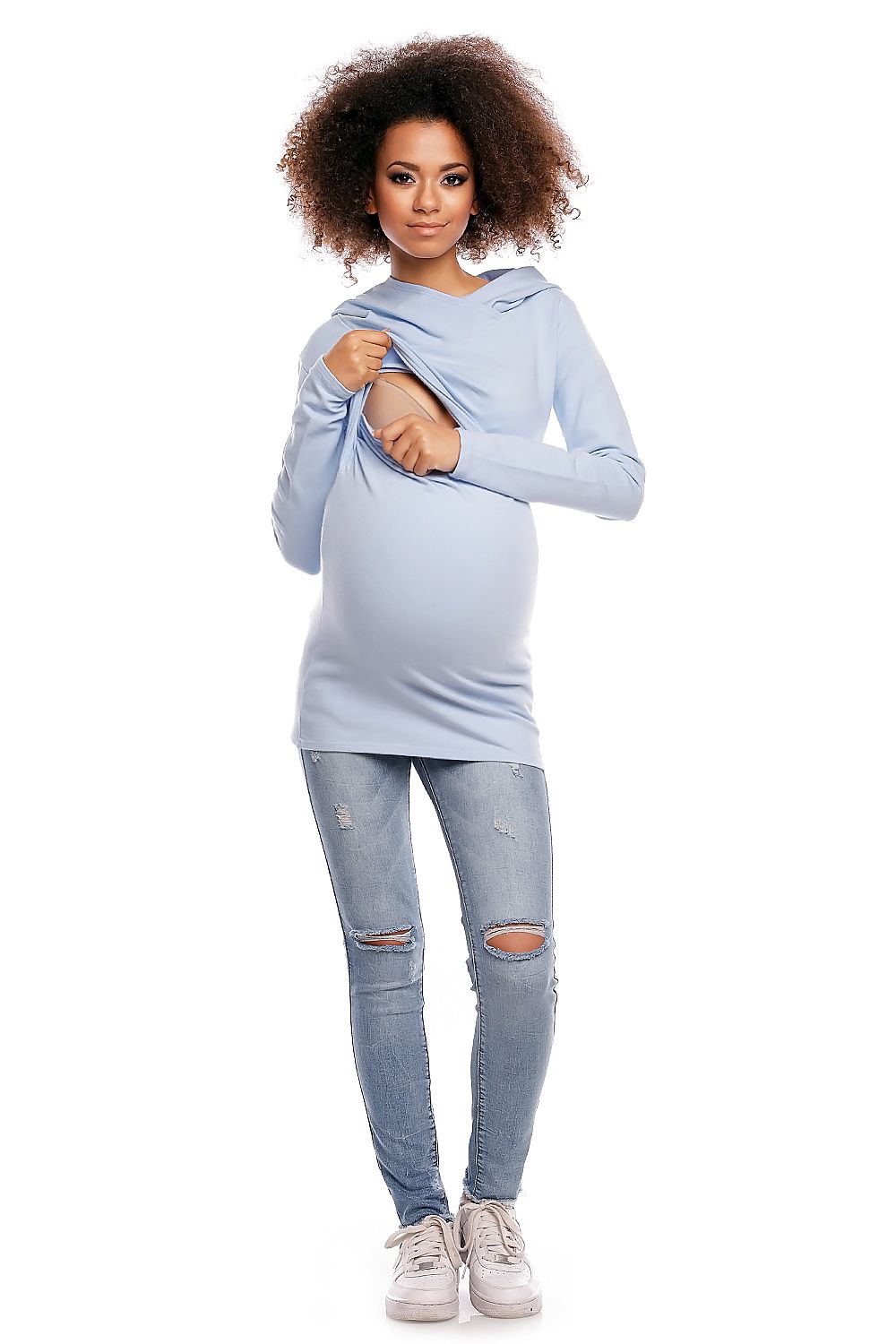 Sweatshirt grossesse model 84463 PeeKaBoo