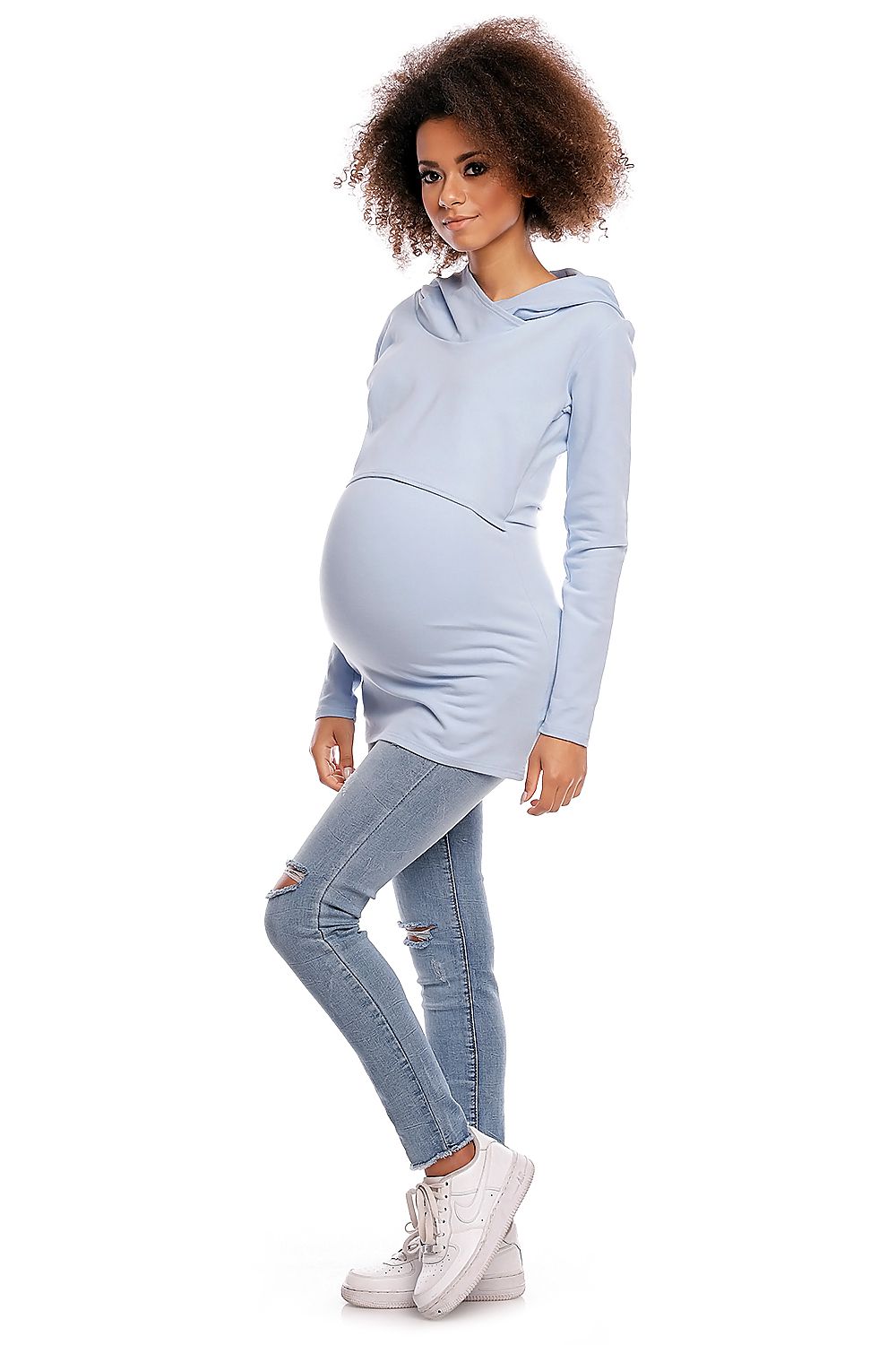 Sweatshirt grossesse model 84463 PeeKaBoo