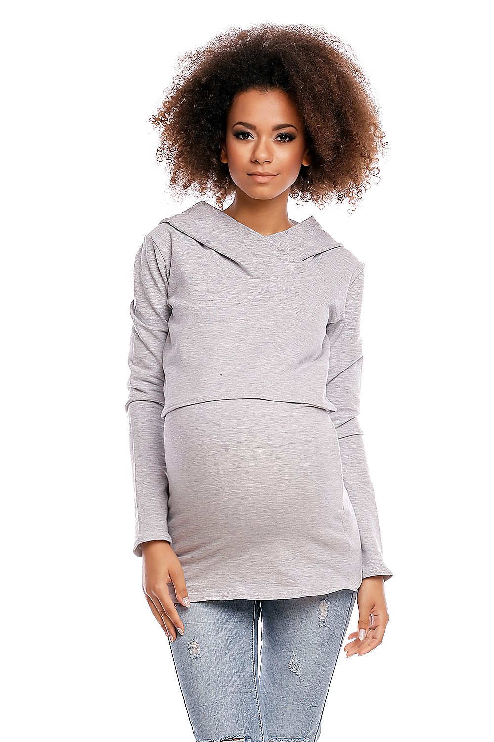 Sweatshirt grossesse model 84463 PeeKaBoo